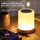 LÁMPARA + FOCO PARLANTE BLUETOOTH LUCES DE COLORES