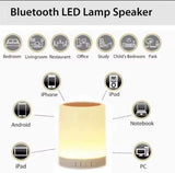 LÁMPARA + FOCO PARLANTE BLUETOOTH LUCES DE COLORES