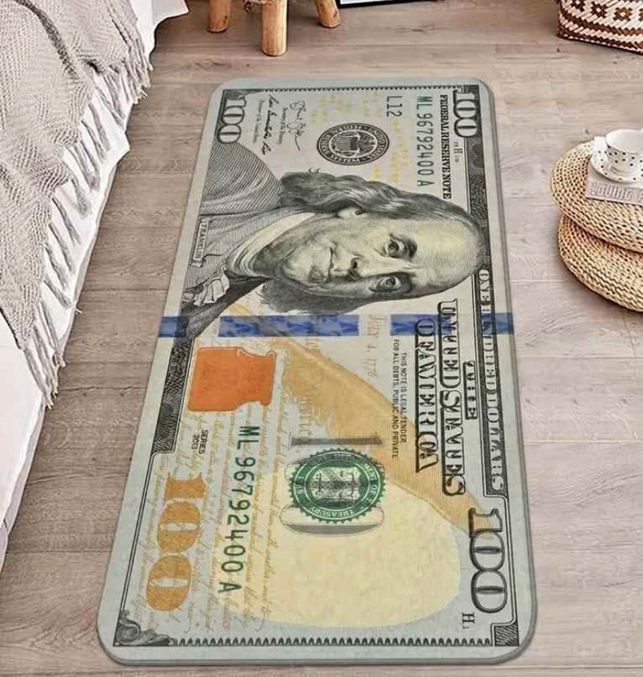 ALFOMBRA DE BILLETE DOLAR