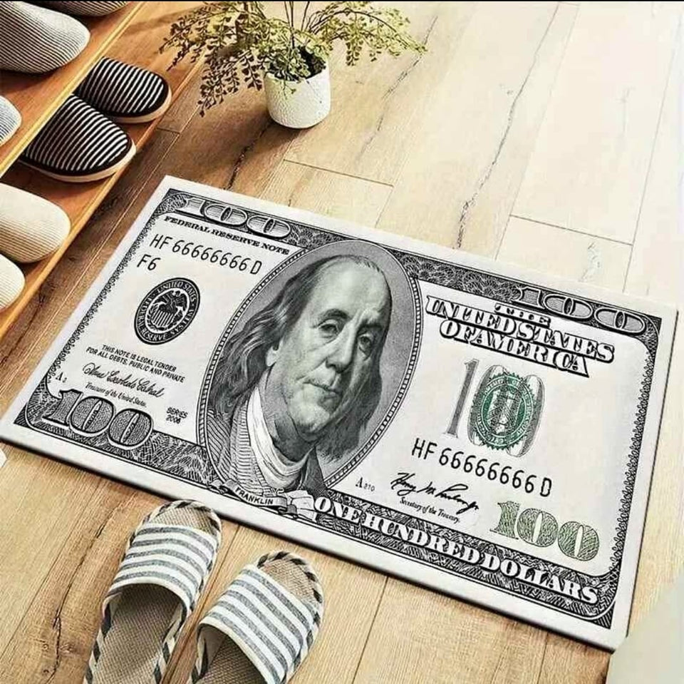 ALFOMBRA DE BILLETE DOLAR