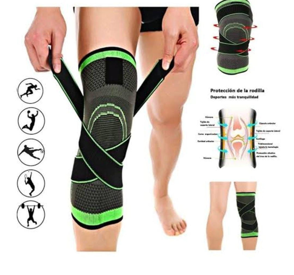 RODILLERA + TOBILLERA + MUÑEQUERA DEPORTIVA DE COMPRESIÓN