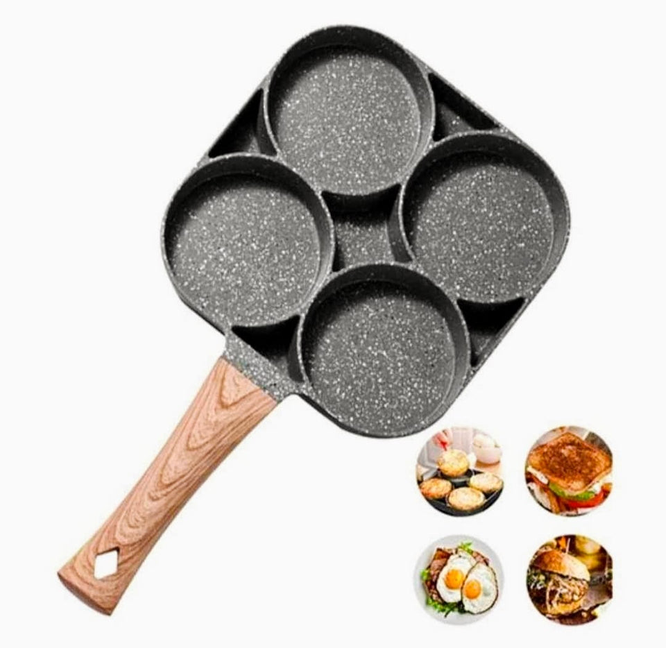 HERVIDOR DE HUEVOS + SARTEN DE 4 DIVISIONES (Combo Saludable)