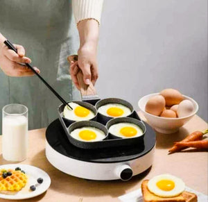 HERVIDOR DE HUEVOS + SARTEN DE 4 DIVISIONES (Combo Saludable)