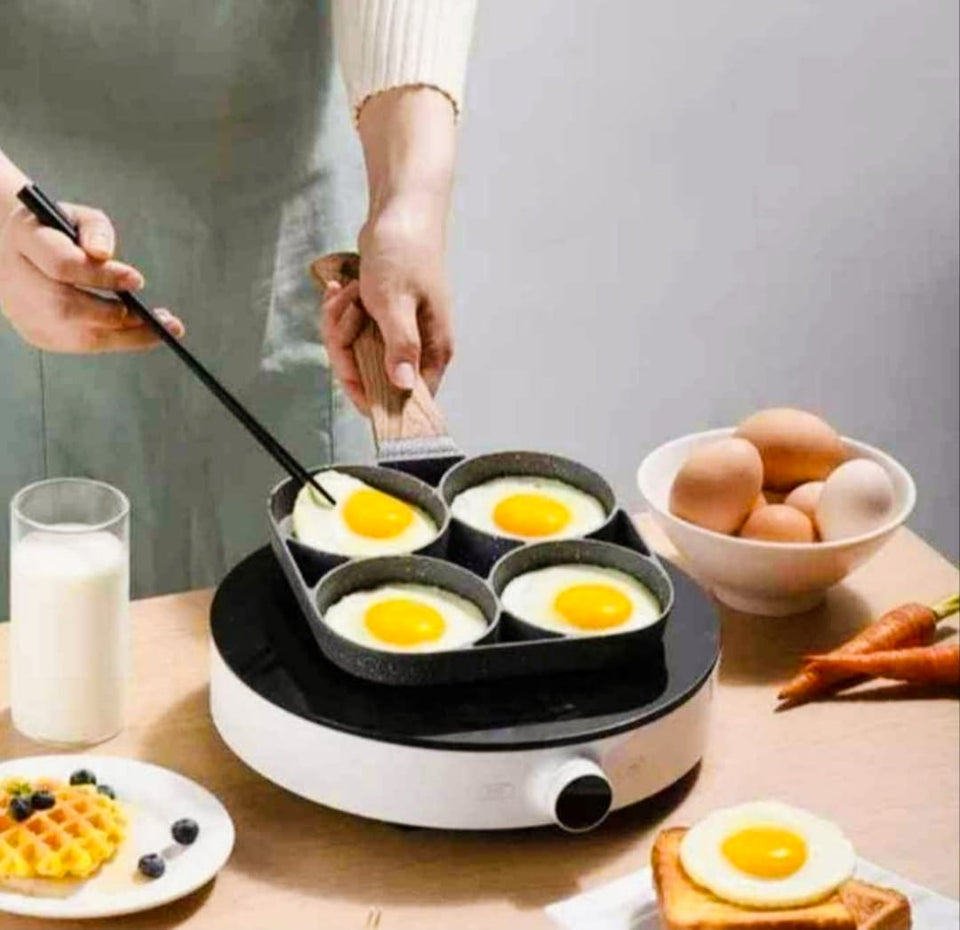 HERVIDOR DE HUEVOS + SARTEN DE 4 DIVISIONES (Combo Saludable)