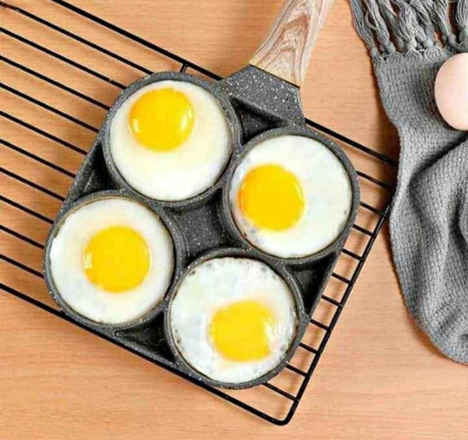 HERVIDOR DE HUEVOS + SARTEN DE 4 DIVISIONES (Combo Saludable)