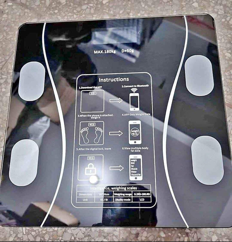 BALANZA INTELIGENTE BLUETOOTH + BALANZA GRAMERA DIGITAL