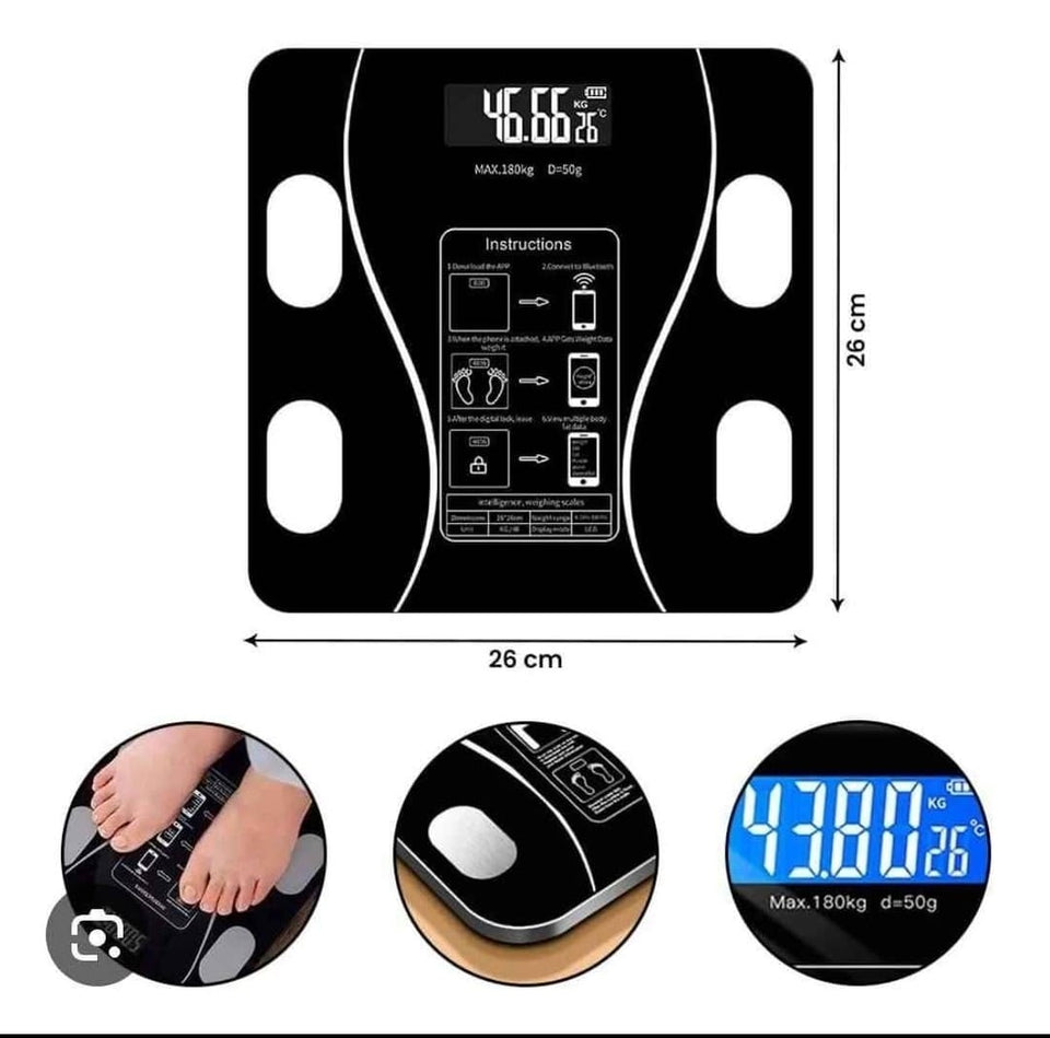 BALANZA INTELIGENTE BLUETOOTH + BALANZA GRAMERA DIGITAL