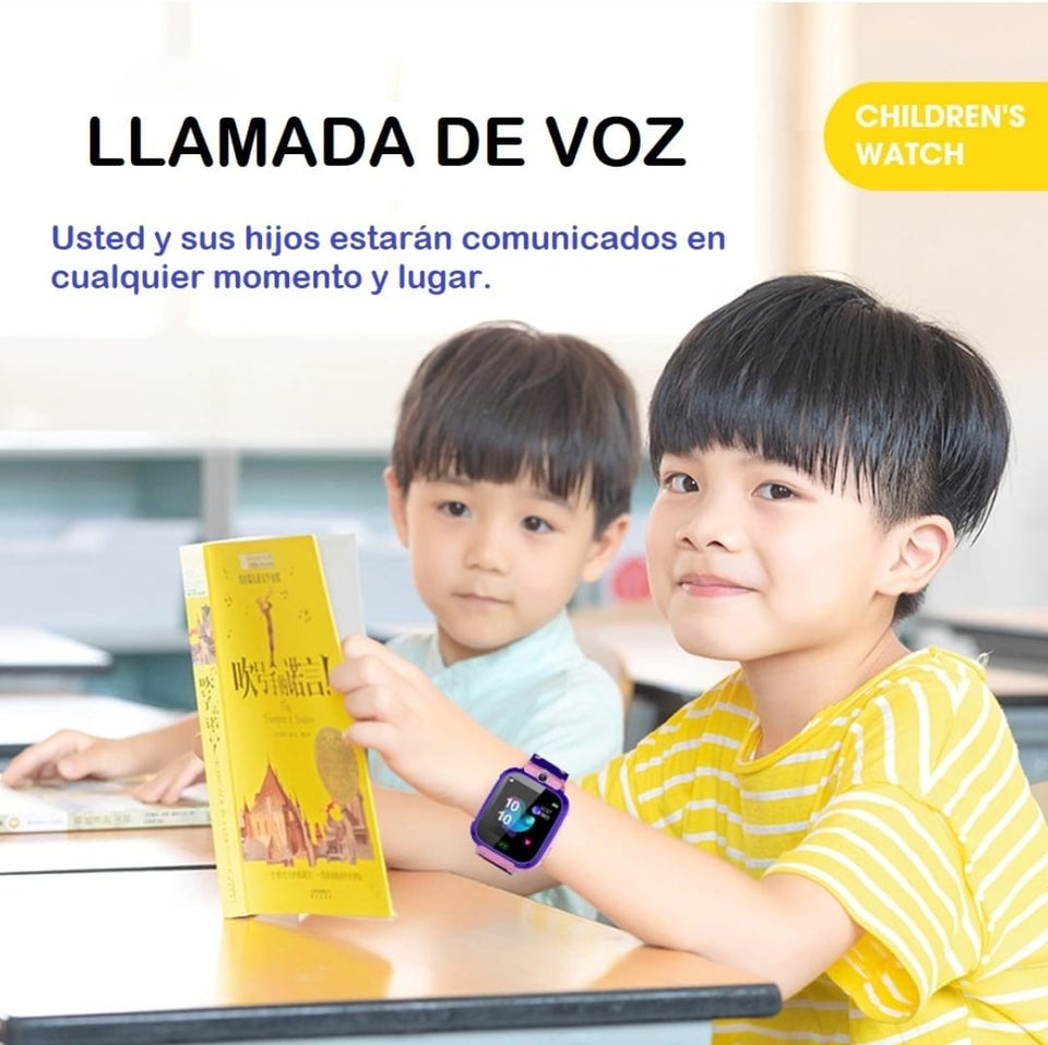 SMARTWATCH RELOJ PARA NIÑOS CON CHIP Y GPS